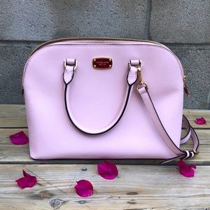 Michael Kors baby pink Cindy satchel